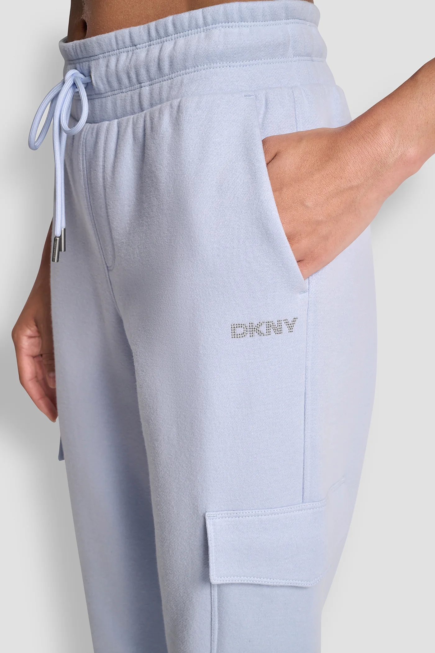 HIGH-RISE STUDDED LOGO SLIM JOGGER - Image 5