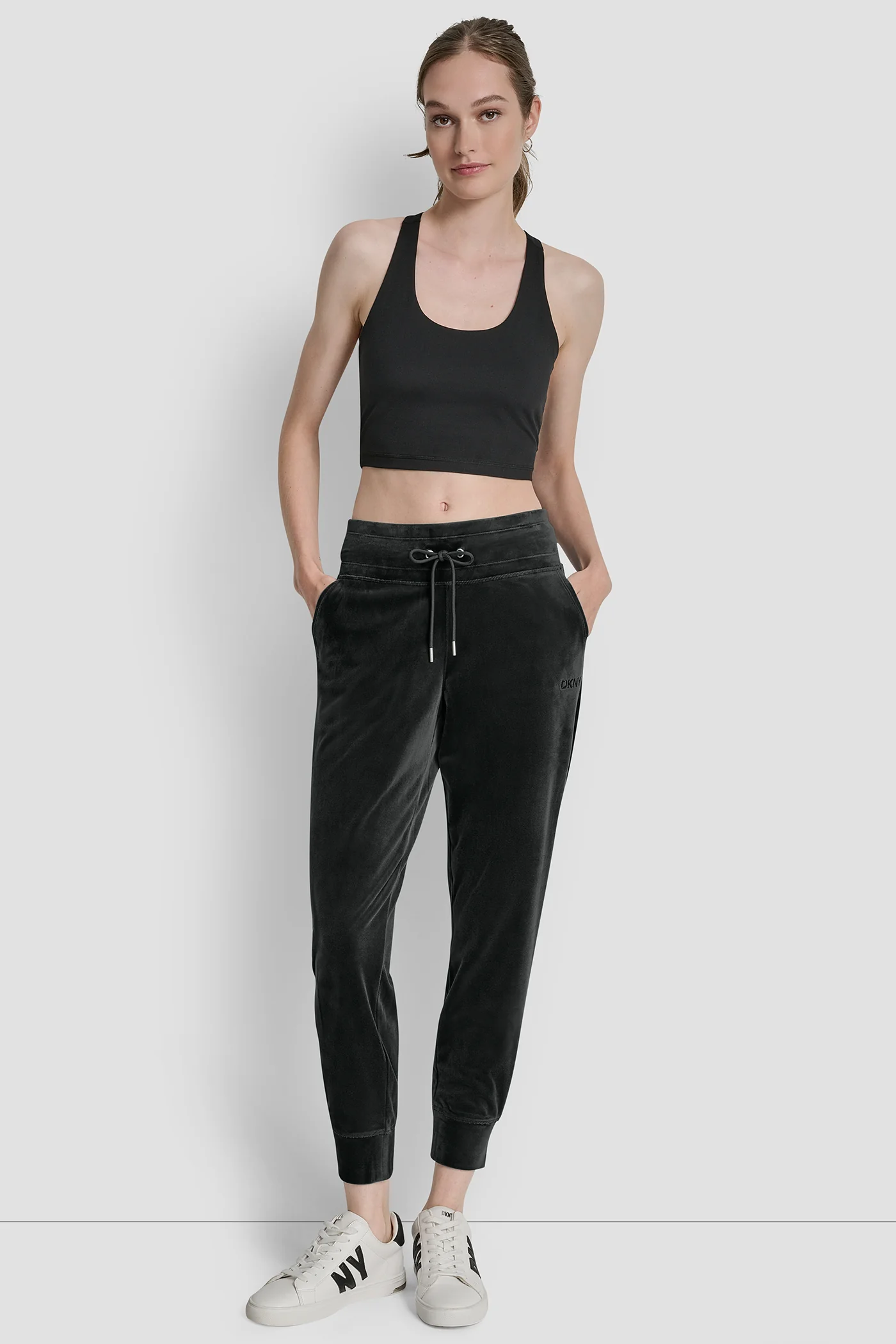 VELOUR HD EMBROIDERY LOGO SLIM FIT JOGGER - Image 5